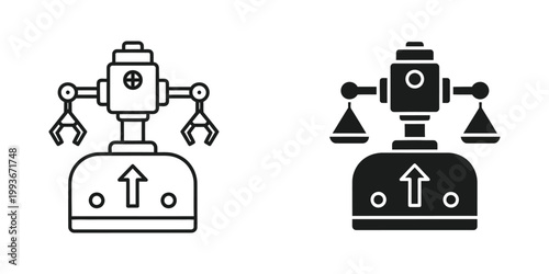 Contrast between industrial and precision robotic systems with different end-effectors