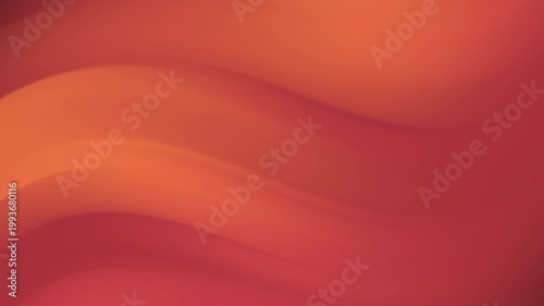 Terracotta abstract background with gradient flowing waves. Blend red and orange hues. 