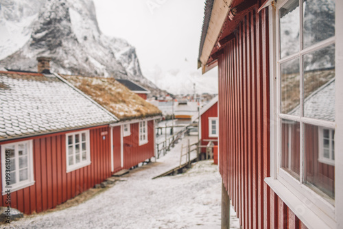 Lofoten islands in winter