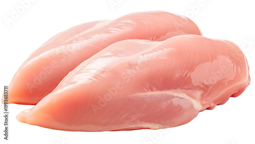 IA generated white delivery truck isolated on white background. Blank commercial cargo van for logistics, transport and shipping service. Modern freight vehicle 3D render illustration.