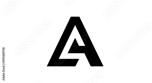 Free Download Black Letter A Logo Symbol. - GFXLoad