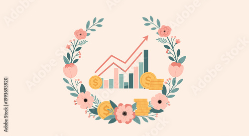 A gentle, warm peach-colored background evokes feelings of calmness and serenity. Ideal for a soothing website design or marketing material.