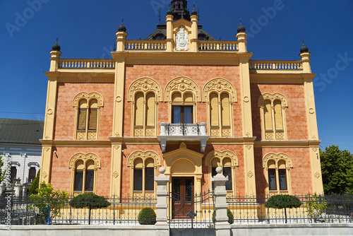 Bishop's Palace in the center of the historic district of Novi Sad, Serbia. High quality photo