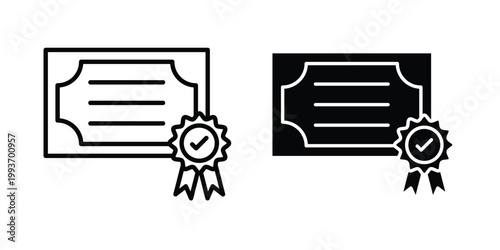 Grant icon. Line and glyph solid vector collection.
