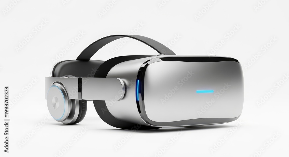 Obraz premium Virtual reality headset device technology.