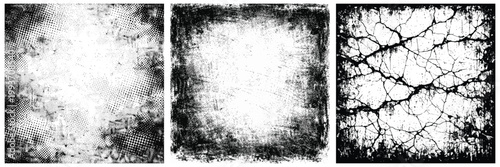 Grunge Texture Set for T Shirt – Distressed Overlay Pack with Crack, Noise, Ink and Scratch Effects