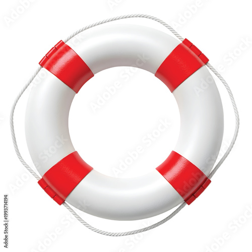 Life preserver ring png image isolated safety buoy graphic for water rescue design