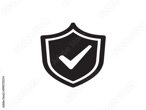 Free Download shield with checkmark security approval vector illustration - GFXLoad