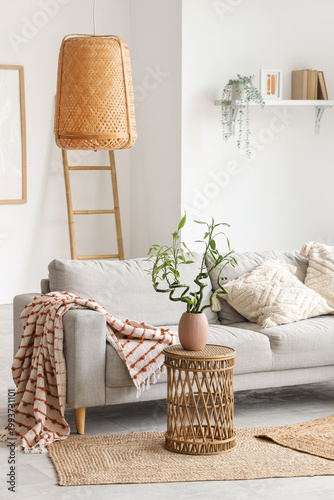 Interior of stylish living ...