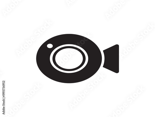 video call icon flat design vector illustration isolated on white