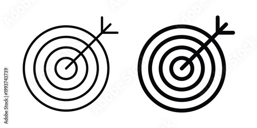 Goal icon solid glyph and line series icons