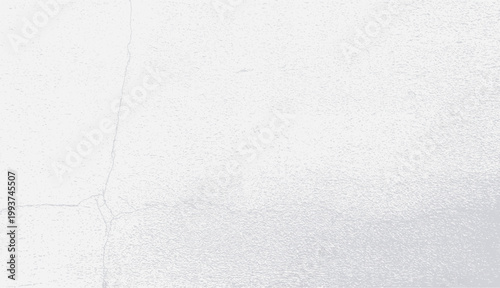 White concrete wall with cracks and worn plaster texture. Modern vector cement surface in vintage style, subtle stone pattern background for layouts, branding, mockups, and graphic design.