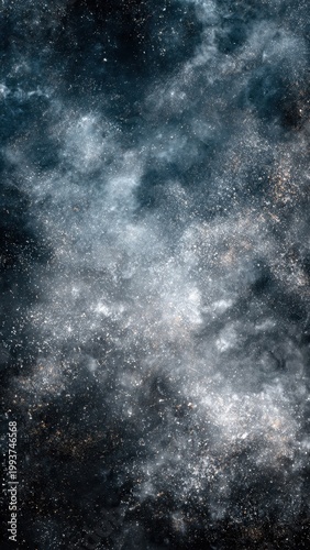 Starry Galactic Nebula Space Background