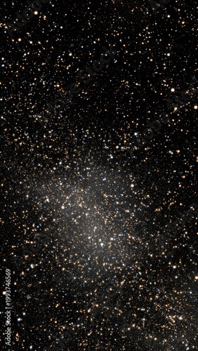 Starry Night Sky with Milky Way Galaxy