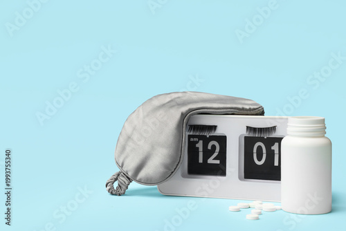 Alarm clock with sleeping m...