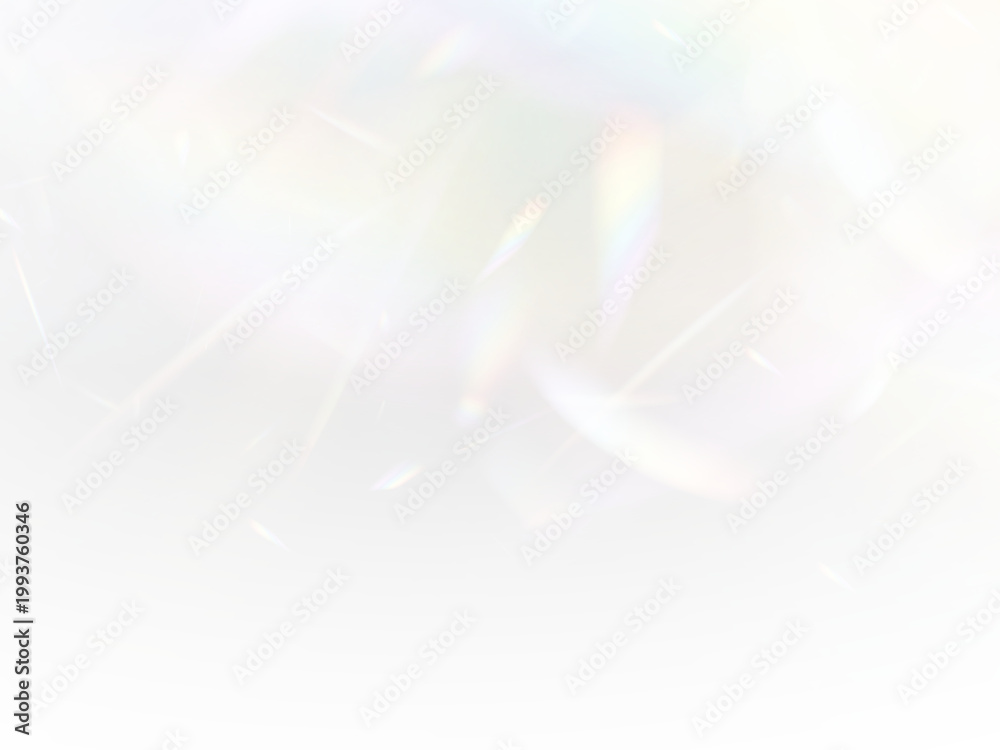 Fototapeta premium Prism light refraction creates dreamy rainbow haze effect. Soft glow layers add cinematic depth visuals. PNG overlay supports transparent artwork style.