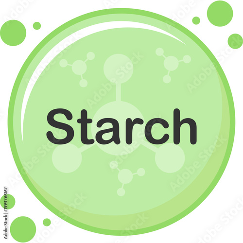 Photos Starch molecule Illustration Design