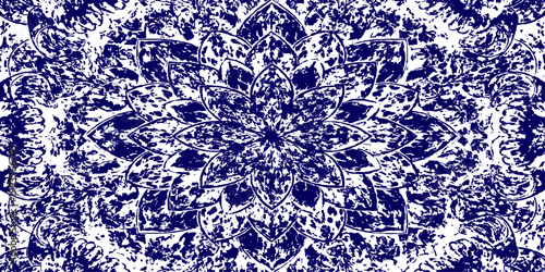 Blue knitted fabric texture background with soft pattern and winter-inspired design