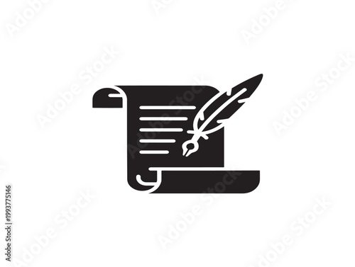 broken pencil with scribble vector illustration flat design