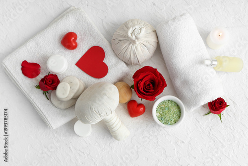Spa composition with rose f...