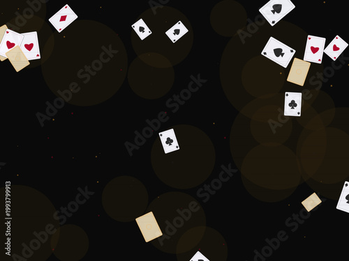 Casino Playing Cards Deck Pattern Design