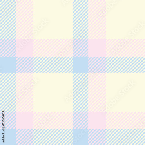 Short fabric pattern seamless, anniversary texture vector tartan. Page plaid textile background check in light and cornsilk colors.