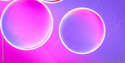 Foto Vibrant Fluid Acrylic Waves in Bright Colorful Layers