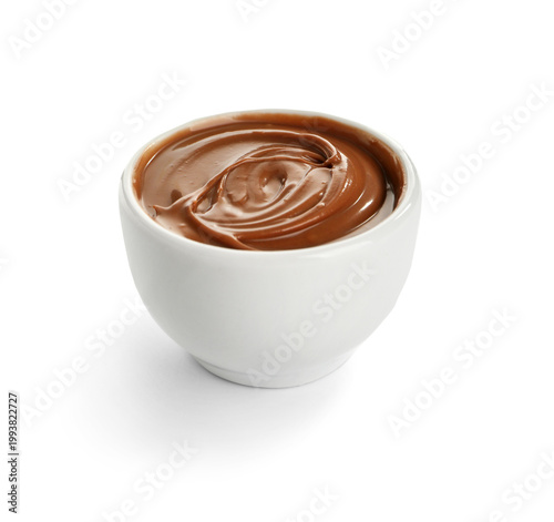 Bowl of tasty melted chocol...