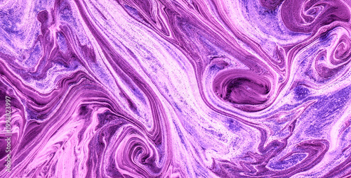 Schilderij op canvas Colorful Contemporary Design with Brush Stroke Grunge