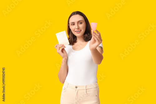 Beautiful young woman with ...