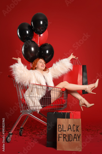 Beautiful young woman with ...