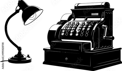 Minimalist silhouette of two birds on a hanging bird feeder with roof, flat design isolated on white background
