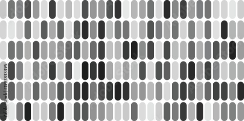 Geometric pattern of various gray oval shapes
