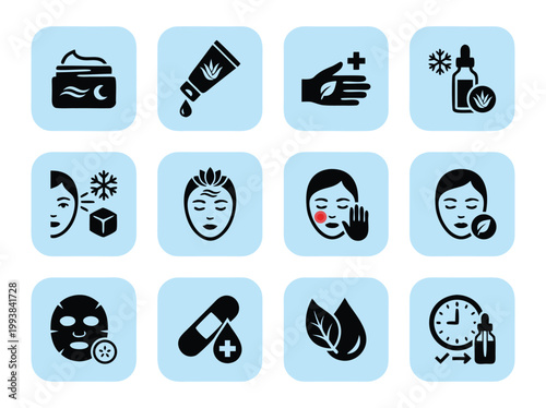 Skincare Icons Set 2.