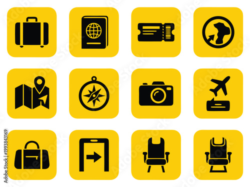 Travel Icons Collection.