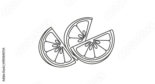 Two Slices of Lemon or Orange.