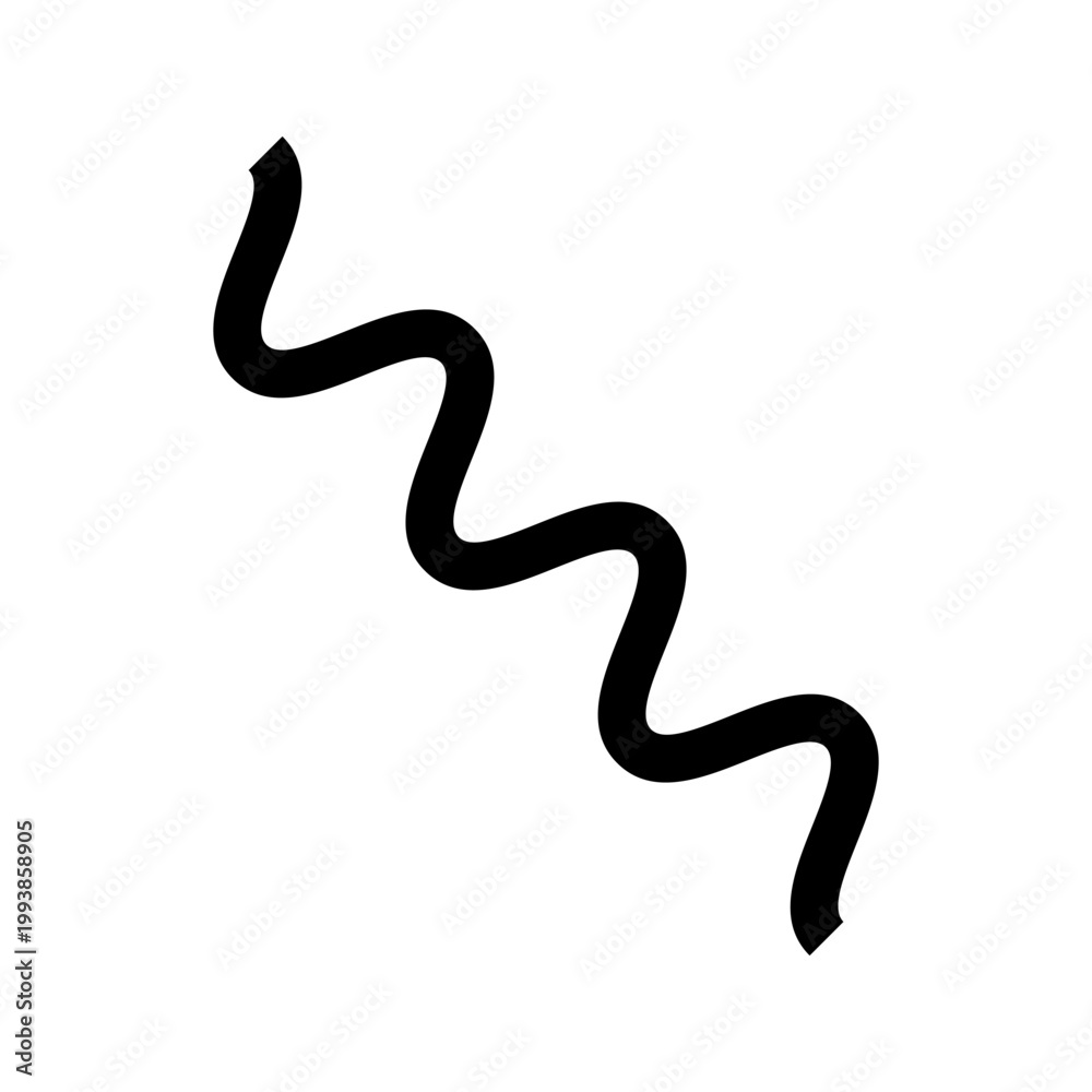 Obraz premium Hand Drawn Scribble Abstract Line Icon