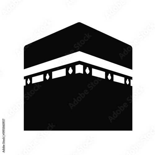 Kaaba stands as a central monument for religious pilgrimage.