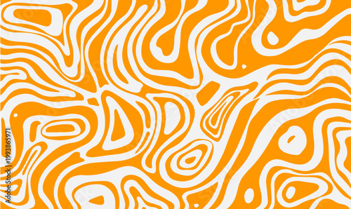 background abstract orange, patterns orange, Abstract horizontal background with colorful waves. Trendy vector illustration in style retro 60s, 70s. orange and white colors