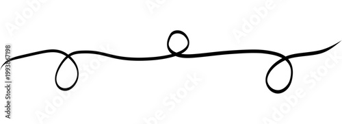 Thick organic cable swoosh with bold start and tapered end. Curvy flowing stroke suggests fast motion and is useful as dynamic divider, logo underline or abstract accent on posters.