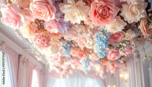 High-quality professional stock photo of a diverse business team collaborating on a creative project in a bright modern office space with natural lighting