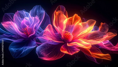 High-quality professional stock photo of a diverse business team collaborating on a creative project in a bright modern office space with natural lighting