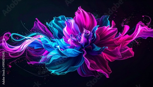 High-quality professional stock photo of a diverse business team collaborating on a creative project in a bright modern office space with natural lighting