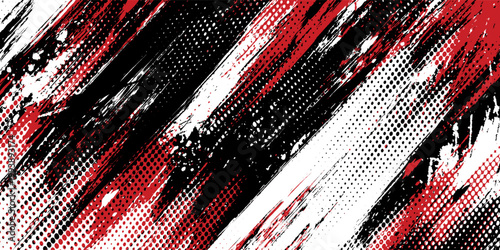 Gaming esport background striking stripes electric banner vector illustration design red black grunge brush wing comic pattern modern abstract concept livery stripes decal paint splash splatter.eps 10