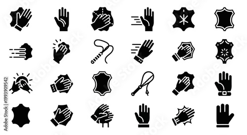 Police, law enforcement icons, hand signs, badges, 25 black vector graphics