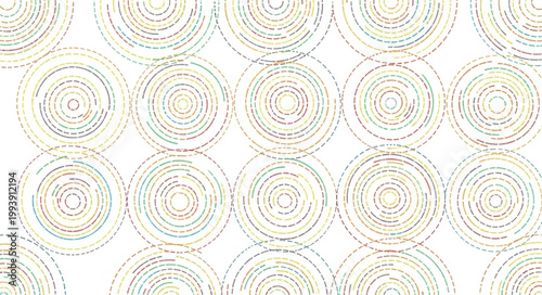 Abstract circular pattern with intricate details and texture.