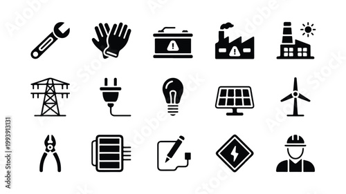 A set of 12 prohibition signs arranged in a grid on a white surface