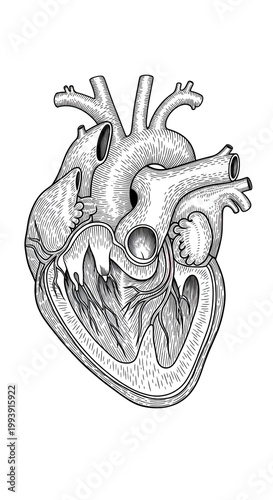 Anatomical Heart Illustrati...