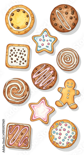Assorted Decorated Cookies ...
