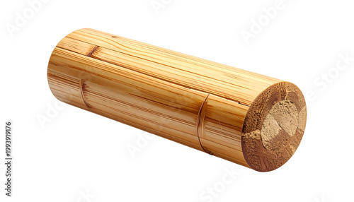 Bamboo Mat Roll Isolated Ru...